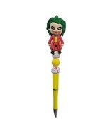 The Joker Custom Beaded Ballpoint Twist Pen Topper Red Yellow - £9.65 GBP