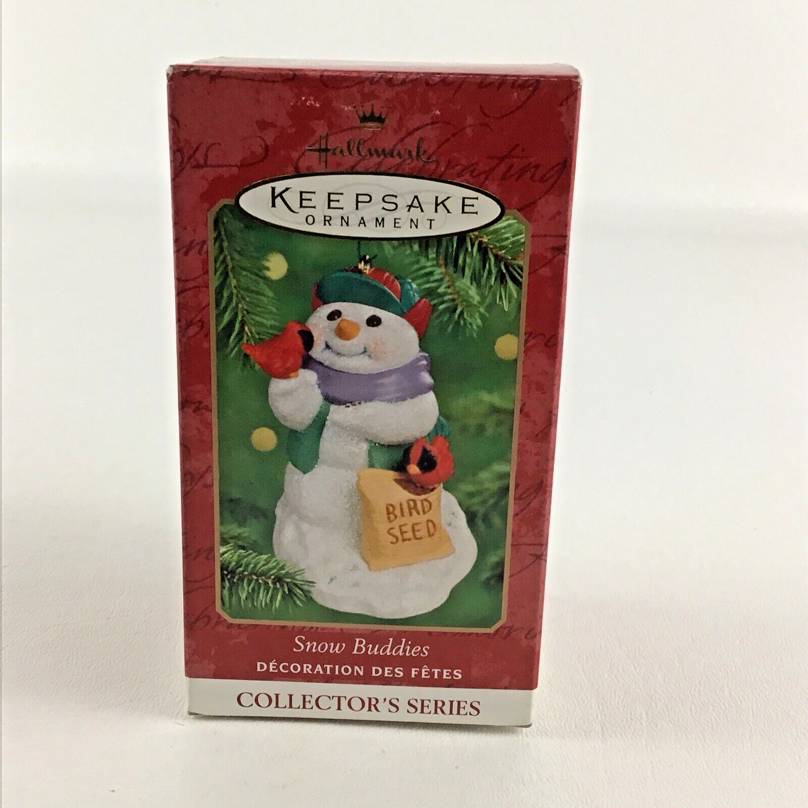 Primary image for Hallmark Keepsake Christmas Ornament #3 Snow Buddies Snowman New Vintage 2000