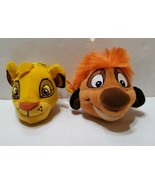 Disney Lion King Simba Timon Clip On Plush Keychain Baby Toys  - £13.21 GBP