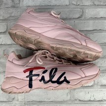 FILA 5RM00857-682 Disruptor 2 Pink Leather Sneakers Size 10 - £28.41 GBP