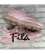 FILA 5RM00857-682 Disruptor 2 Pink Leather Sneakers Size 10 - £28.25 GBP