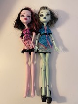 Mattel G1 Monster High Doll Lot Frankie Stein Draculaura Not Complete - £31.92 GBP