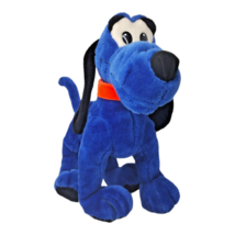 Vintage 1998 Liberty Toy Blue Dog Plush 16&quot; Posable Legs Stuffed Animal - £11.65 GBP