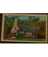 Vintage Color Tone Lithograph Postcard, Wee Kirk Of The Heather, Glendal... - $3.95