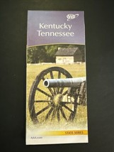 2013 AAA Kentucky Tennessee State Highway Travel Road Map - £7.43 GBP