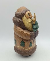 Rodney Leeseberg Woodland Santa Folk Art Figurine House Of Hatten 7.5” Vtg 1998 - £19.63 GBP