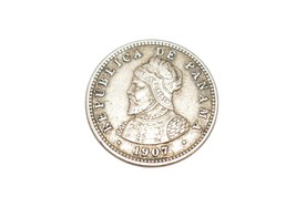 Panama 1907 Copper-Nickel 1/2 Centesimo Coin - $539.79 MXN