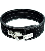 Flexz Fitness XL Lever Weight Lifting Leather Belt 10MM Powerlifting Bel... - $49.95