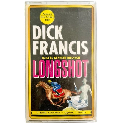 Dick Francis Longshot Audiobook Cassettes 1990 Vintage Complete Mystery ELEC Item image 2