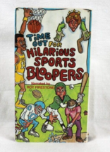 TIME OUT FOR HILARIOUS SPORTS BLOOPERS VHS VIDEO 1988 Vintage- Very Good... - $4.46