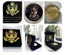 Us Army Ranger Challenge Coin "Rangers Lead The Way " Special Operations & Case - $22.98