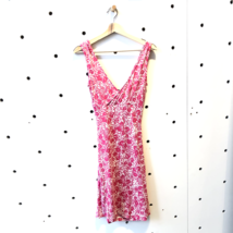 2 - DVF Diane von Furstenberg Pink Floral 100% Silk Euphony Dress NEW 03... - $75.00