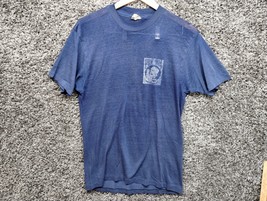 Vintage Pow MIA T Shirt Adult Large Blue HANES Fifty - Fifty USA Lightweight - £22.32 GBP