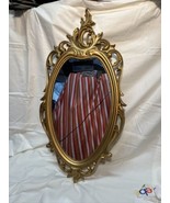 Vintage French Country Rococo Syroco Gold Wall Mantle Mirror 1965 MCM ma... - €258,74 EUR
