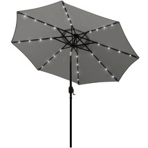 9 Ft Solar Umbrella, 32 Led Lighted Patio Umbrella, Table Market Umbrella, Outdo - £96.47 GBP