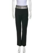 Adam Selman Silver Studded Heart Detail Waistband Wool Blend Pants size 8 - €59,24 EUR