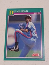 Dennis Boyd Montreal Expos 1991 Score Card #202 - £0.76 GBP