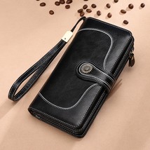 women&#39;s wallet female leather 2022 women wallets Clutch Split Leather portafogli - £32.05 GBP