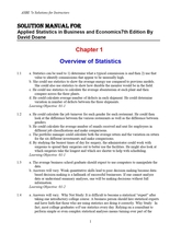Solution Manual For Applied Statistics in Business and Economics7th Edit... - $25.07 CAD