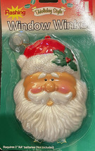 Vintage Christmas Santa Blinking Window Winker Light! NIB! - $11.28