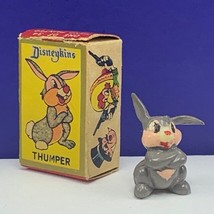 Louis Marx Disneykins vintage walt disney toy figurine box 1960s Bambi T... - $44.50