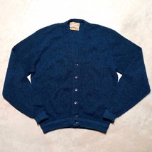 Vintage Jantzen 60s Made in USA Grandpa Retro Knit Cardigan Sweater - Size Large - £23.11 GBP