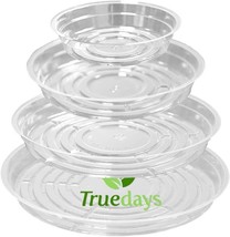 Truedays 20 Pack Plant Saucers (6 Inch / 8Inch / 10Inch / 12Inch) Clear ... - $606.16 MXN