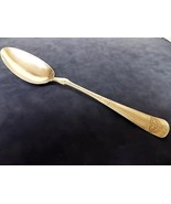 ANTIQUE .925 STERLING SILVER SERVING SPOON, 49.1g E651 - £47.42 GBP