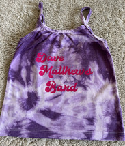 Dave Matthews Band DMB Purple Pink Tie Dye Tank Top 2T-3T - £5.86 GBP