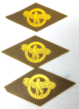 WWII US Army Honorable Discharge Ruptured Insignia United States Eagle Set of 3 - £7.10 GBP