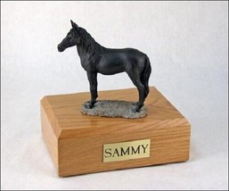 Black Horse Figurine Funeral Cremation Urn Avail. in 3 Different Colors ... - £133.28 GBP+