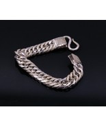 7 to 8.5&quot; long Vintage 925 sterling silver cuban link chain bracelet  sb... - $409.22 CAD+