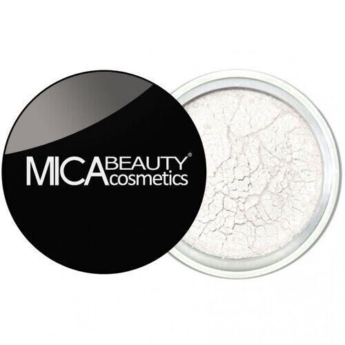 MICA BEAUTY Mineral Eye Shadow Glitter ZIRCON 70 White Metallic Full Sz ... - $19.31