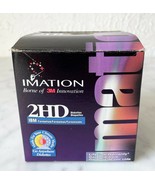 Imation Diskettes IBM Formatted 2HD 1.44MB Open Box of 16 Black Disks - £15.11 GBP