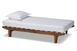 Lieven Walnut Expandable Twin Size to King Size Bed - $4,869.48 MXN
