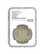 1949 China S$1 Dollar Sinkiang L&amp;M-842 Spitze Basis 1 von Ngc als XF DET... - €1.443,69 EUR