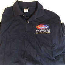 Bufallo Bills Fan Club Polo Style Shirt XL Dark Blue  - £6.68 GBP