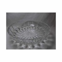 Signed Val St Lambert Crystal Bowl &quot;Imperial&quot; Belgium 9.5&quot; Fine Cut Glass Vtg - £66.18 GBP