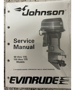 1989 Johnson Evinrude Cross V Service Manual 88 110 150 175 OEM X 507757... - $3,300.73 MXN