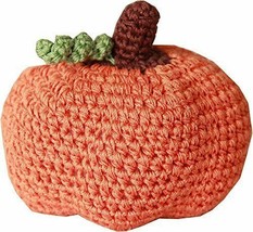 Knit Knacks Fall Pumpkin Organic Cotton Small Dog Toy - £11.89 GBP