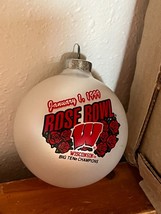 University of Wisconsin UW Madison 1999 ROSE BOWL Christmas Tree Ornament – 2.75 - £8.87 GBP