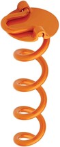 Orange, 10-Inch, Single, Folding Ring Spiral Ground Anchor, Liberty Outdoor, A. - £29.32 GBP