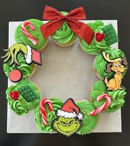 The Grinch Christmas Pull Apart CupCake Toppers Decoration - $7.99