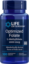 MAKE OFFER! 4 Pack Life Extension Optimized Folate DFE  100 veg tabs image 2