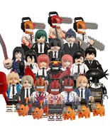 20pcs Chainsaw Man Minifigures Collection Denji Makima Power Reze Asa - $38.68