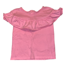 Janie and Jack Sz 6 Pink Cotton Ruffled Top - £11.48 GBP