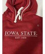 Iowa State Cyclones Hooded Sweatshirt hoodie Small NWT White Piping Cont... - $330.58 MXN