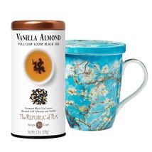 The Republic of Tea - Almond Blossom Mug &amp; Vanilla Almond Full-Leaf Set - £18.87 GBP