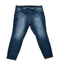 Torrid Pull On Stretch Jeans Size 3R Skinny Leg Elastic Waist Pockets - £15.00 GBP