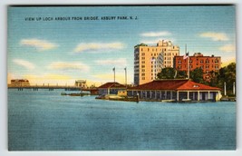 Postcard Asbury Park Loch Arbour From Bridge New Jersey Beach Town Shore... - $20.43